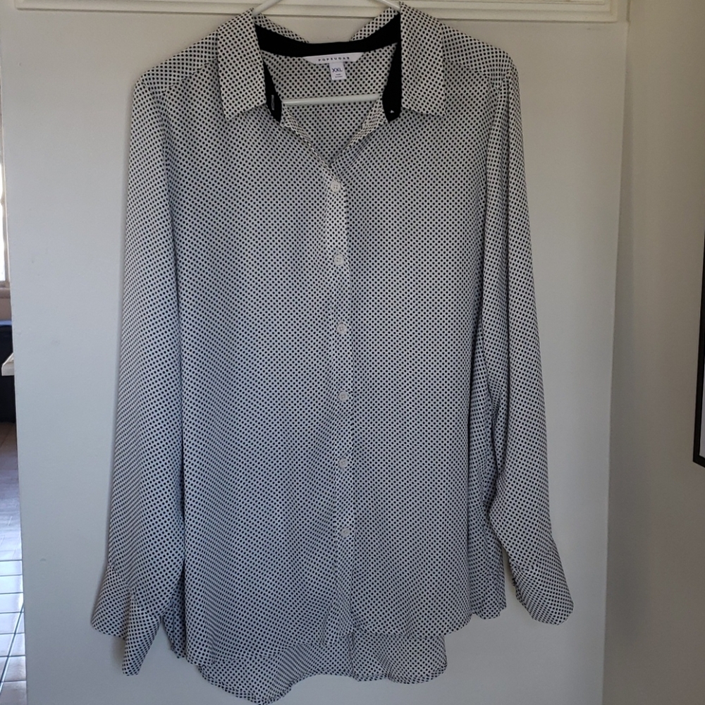 Women's Popsugar polka dot blouse